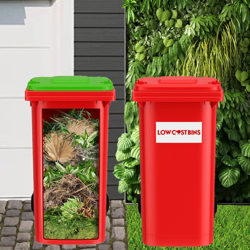 Low Cost Bins — Green Waste Wheelie Bins
